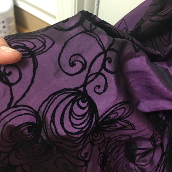 Dress Purple formal  prom black Jessica Howard - Picture 4 of 8